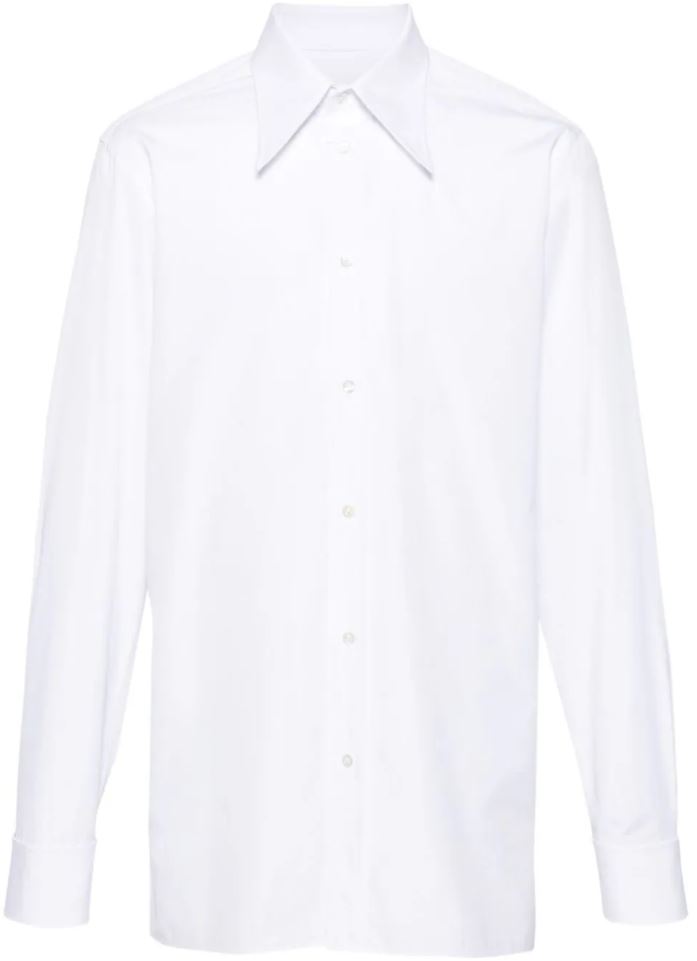 MAISON MARGIELA 롱 SLEEVED 셔츠 화이트